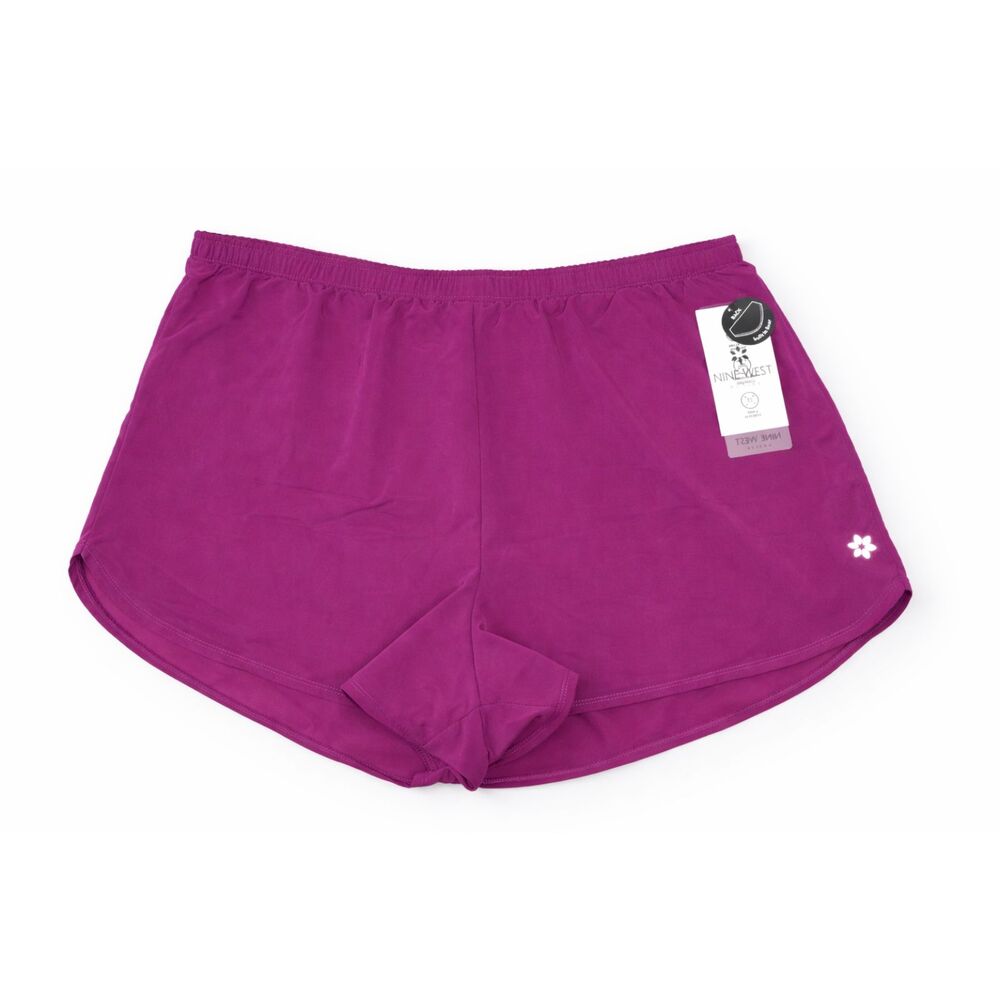 Nine West Active Women’s 3X Magenta Athletic Shorts, Size 3X - Picture 2 of 6
